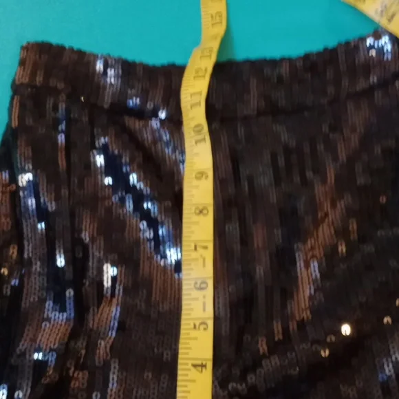 Love highlight black sequin, fringe pants, small - Picture 9 of 12